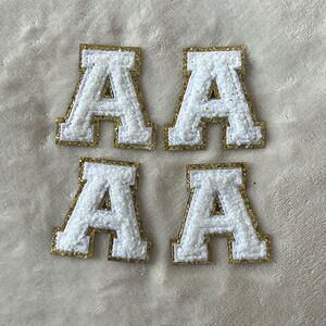 A Initial Self-Adhesive Monogram Letters, Set of 4
